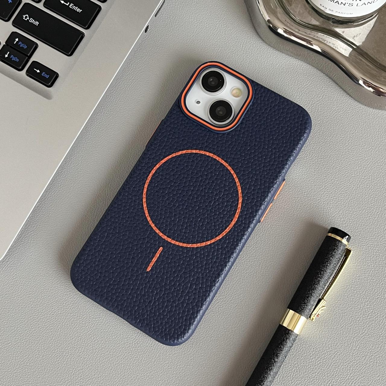 Litchi Leather Magnetic Case (MagSafe) - Imagen 5